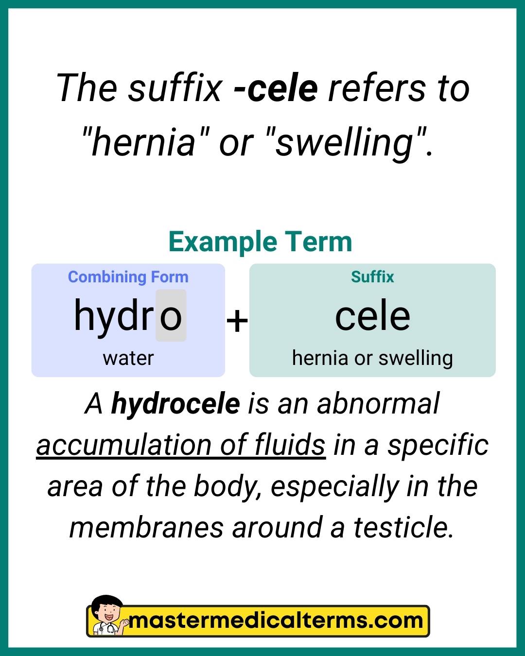 cele -cele - Master Medical Terms